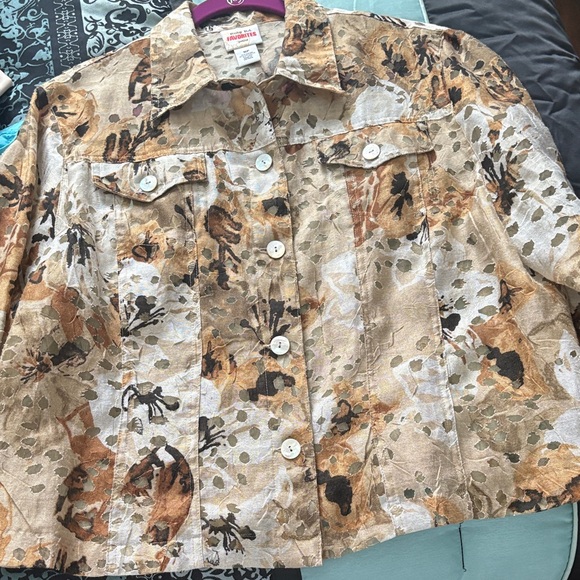 Ruby Rd. Multicolor Button-Up Jacket - Picture 3 of 6